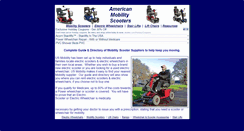 Desktop Screenshot of americanmobilityscooters.com